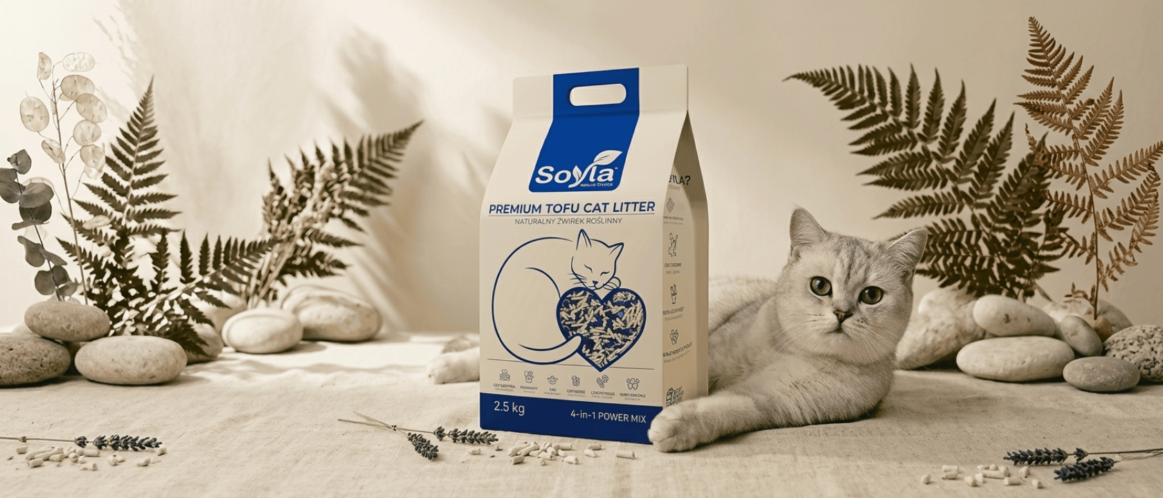 Soyla Premium Tofu Cat Litter